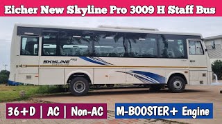 Eicher New Skyline Pro 36 Seater 3009 H Staff Bus Launched At Prawaas 40 BIEC Bengaluru [upl. by Nodgnal]