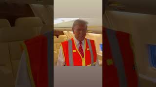 Donald Trumps Campaign Rally with Garbage uniform in Green Bay Wisconsin [upl. by Clayborn]