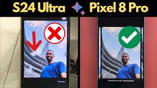 Samsung S24 Ultra vs Google Pixel 8 Pro  Generative AI Battle Photo Editing [upl. by Bonina]