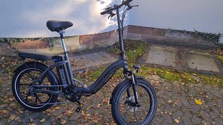 Hitway BK6S Folding Electric Fat Bike Color Silver Ultra HD Video [upl. by Dalia280]