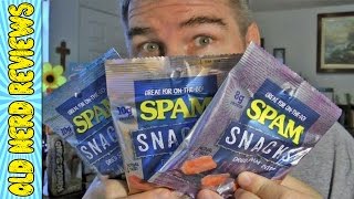 Hormel Spam Snacks REVIEW [upl. by Aicenod]