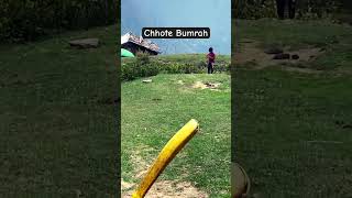 Just check the bowling action of this small kid jaspritbumrah bumrah bcci icc bowlingchallenge [upl. by Aicinod]