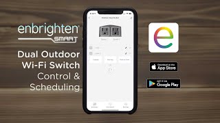 Enbrighten Smart Dual Outdoor WiFi Switch  Control amp Scheduling [upl. by Lanta]