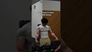 3 Exercises To Grow Wider Biceps 🦾 [upl. by Lahpos]