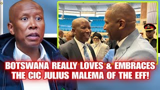 Botswana Really Loves amp Embraces The CIC Julius Malema Of The EFF [upl. by Savick208]