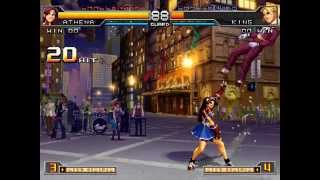 KOF 2002 UM  Athena Combo [upl. by Eneles458]