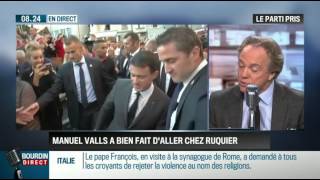 Le parti pris dHervé Gattegno Manuel Valls sur le plateau de Laurent Ruquier  1801 [upl. by Yreffoeg59]