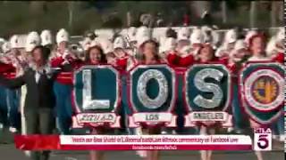 LAUSD All District Honor Marching Band on KTLA [upl. by Cohette]