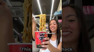 shin ramen  food hacks at the korean convenience store shorts [upl. by Assyram]