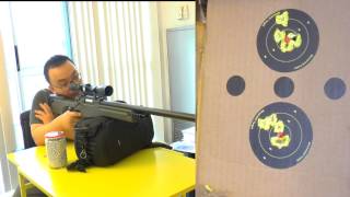 WELL L96 Airsoft Sniper Rifle  25 ft Shooting Review  Aluminum BBs [upl. by Soule]