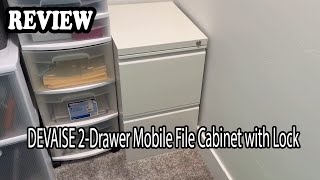 DEVAISE 2Drawer Mobile File Cabinet Review  Pros Cons amp Secret Tips [upl. by Perusse]