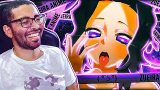 REACT LÍNGUA EM OUTRO LUGAR ͡° ͜ʖ ͡°  ZUEIRA ANIME  Akachi BR [upl. by Niad]