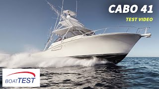 Cabo 41 2020 Test Video  By BoatTESTcom [upl. by Assenat116]