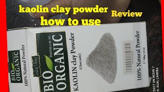 Kaolin clay powder powder review and small information in Tamil [upl. by Bord]