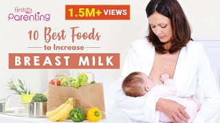 10 Best Foods to Increase Breast Milk [upl. by Elleirb]