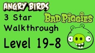 Angry Birds  Level 208 Bad Piggies 3 Star Walkthrough  WikiGameGuides [upl. by Ailadi]