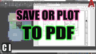 AutoCAD How to Save or Print As PDF  Quickly amp Easily  2 Minute Tuesday [upl. by Skillern]