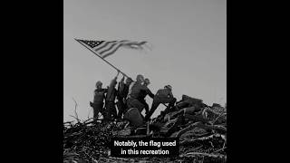 Historical Cameo Three Actual Flag Raisers in Sands of Iwo Jima  shorts short [upl. by Frear710]