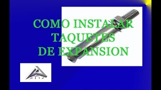 Como instalar taquetes de expansion [upl. by Nylrehc]