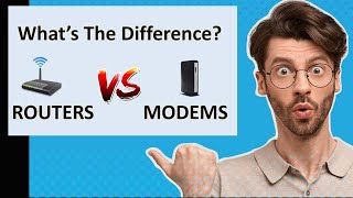 Whats the difference between a Modem and a Router [upl. by Anatole]