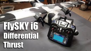 FlySKY i6 Differential Thrust Mix [upl. by Agneta]