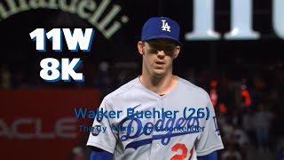 July 28 Walker Buehlers pitches MLB highlights 2021 [upl. by Ahsasal13]