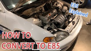 How to run E85  Convert your car to E85 [upl. by Soma]