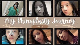 RHINOPLASTY JOURNEY PART 1  DOC NATO PASCUAL  Shayrie Wynne  Philippines [upl. by Assetal]