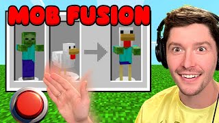 122 Ways to MIX MOBS in Minecraft with Mob Fusion Minecraft DLC Review [upl. by Ahsatsana438]