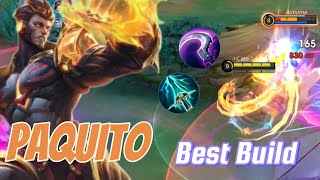 Best Build PAQUITO Jungler Top Global Build [upl. by Angi178]