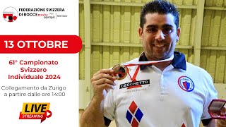 Campionato Svizzero Individuale 2024  Zurigo  Bocce [upl. by Zakarias]