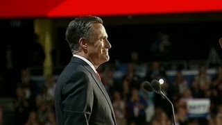 Mitt Romney Takes the Stage at the Republican National Convention [upl. by Glynias]