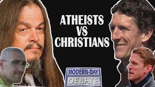 Atheists vs Christians Debate Pt 2  Cliffe Stuart vs Aron Ra Tjump [upl. by Jonathon]