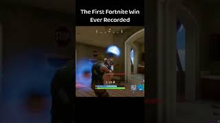 The 1st Fortnite Win Ever Recorded [upl. by Lareena]