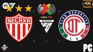 NECAXA VS TOLUCA  LIGA MX FC 24 [upl. by Zerline282]