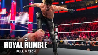 FULL MATCH  Brock Lesnar vs John Cena vs Seth Rollins Royal Rumble 2015 [upl. by Truelove]