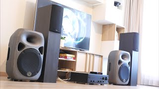 Test PA speakers vs Home audio HiFi [upl. by Nomi938]