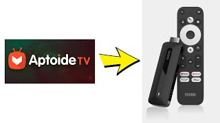 How to Download Aptoide TV on AndroidTV  Step by step [upl. by Anoiek]