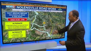 Nolensville Road to be closed for road work [upl. by Liatris854]