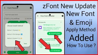 zFont New Update  zFont Font Not Apply Problem Solved  zFont iOS Emoji Not Apply Problem Solved [upl. by Retluoc967]