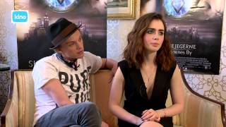 kino TV  Interview with Lily Collins and Jamie Campbell Bower [upl. by Dirfliw854]