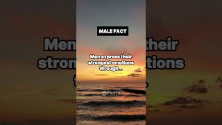 Men express their strongest emotions throughmalefacts facts factsshorts shortsfeed viral fyp [upl. by Rehtaef]