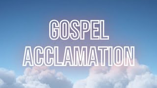 Gospel Acclamation By Br Muchi PrinceWill MHM [upl. by Zurn]