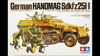 Tamiya 135 Hanomag Sdkfz 2511 amp 20mm Flakvierling 38 amp DioramaPlastic Kit Build amp Review [upl. by Allets]