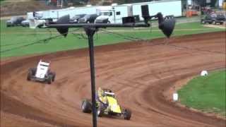 Bloomington Speedway Wingless Sprint Cars 5214 [upl. by Llenram490]