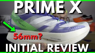 adidas adizero Prime X Initial Review  Ridiculous concept or amazing shoe  eddbud [upl. by Alphard]