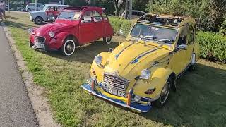 Citroen 2cv Car meeting at the village of Beled [upl. by Haroved153]