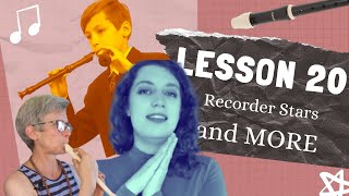 On your way to becoming a recorder star  Recorder for Beginners Lesson 20 [upl. by Notlew]