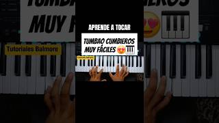 Tumbao Piano En Cumbia  Fácil  Como Tocar el Piano para Principiantes Piano Principiantes [upl. by Harikahs992]