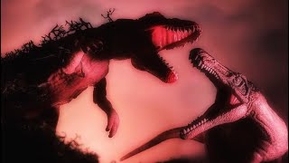 Baryonyx vs Ceratosaurus  Short Stop Motion Battle [upl. by Alleyn]